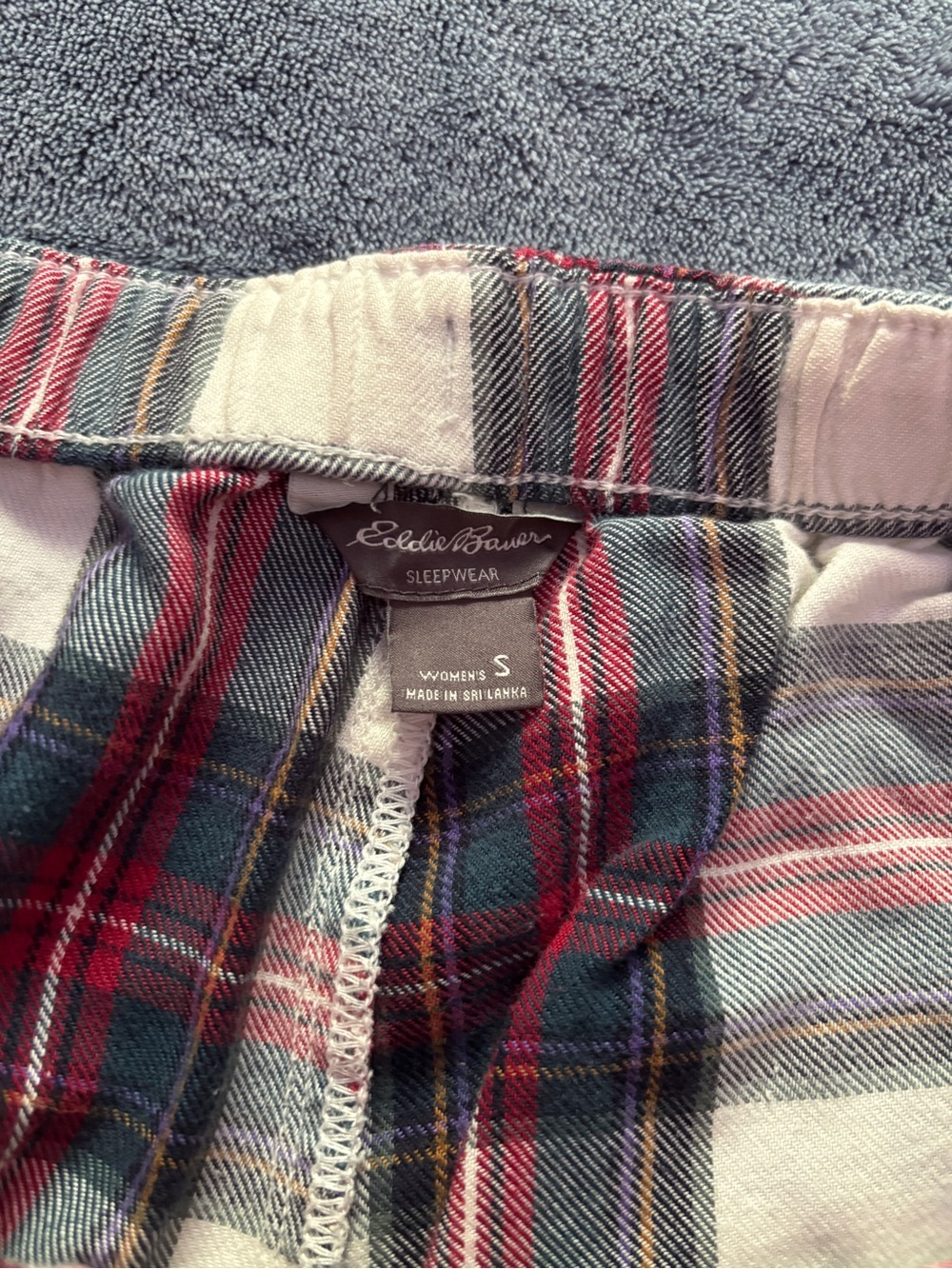 Red & Black Plaid Lounge Pants - Drawstring Waist - Picture 2 of 2